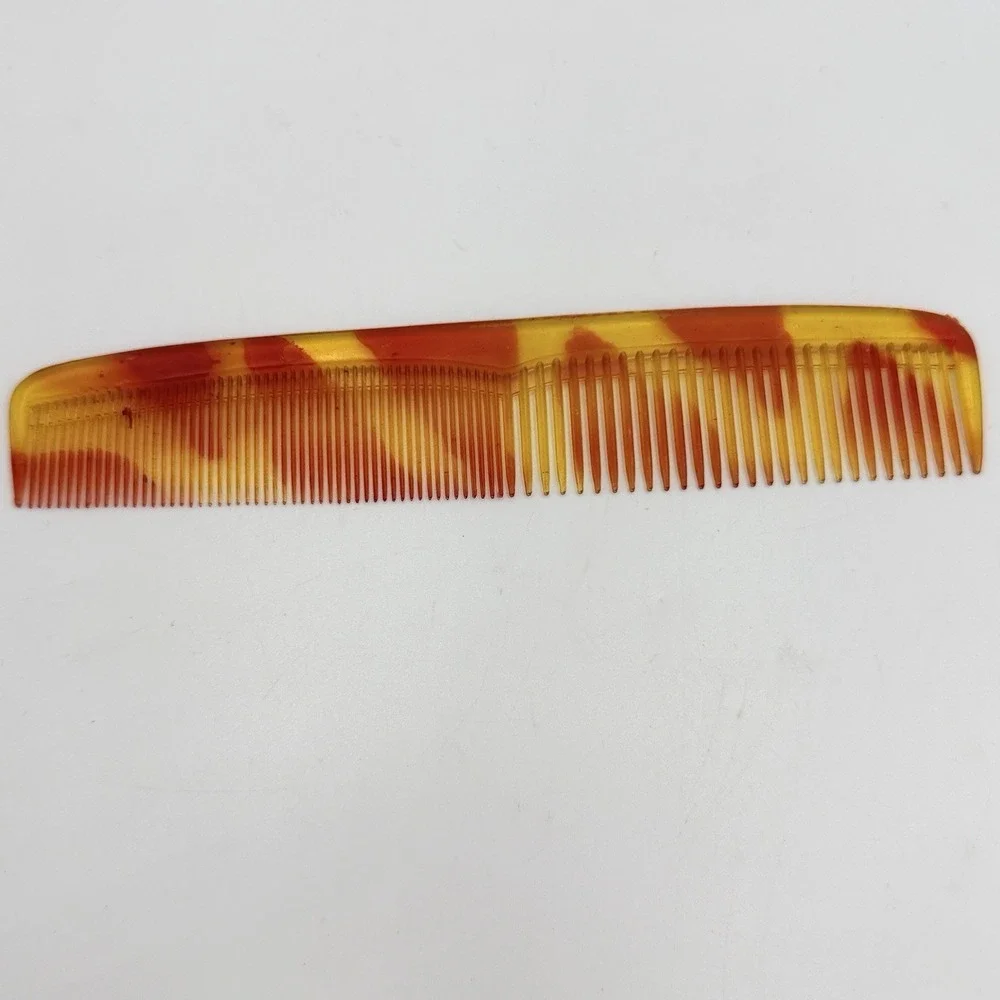 Vintage Faux Tortoiseshell Comb Lot‎ No 217 No 220 Vanity Hair Grooming Set of 4